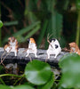Fishing Cat Aquarium Statue