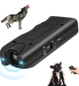 Ultrasonic Handheld Dog Repeller and Training Device