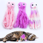 Cute Octopus Plush Cat Toy - Bite-Resistant & Interactive Play
