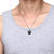 Pet Paw Print Cremation Necklace – Memorial Ashes Keepsake for Men & Women