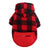 Winter Dog Hoodie - Warm Plaid Jacket with Pocket for Small to Large Dogs