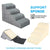 4-Step Pet Stairs – Anti-Slip Ramp Ladder for Small Dogs & Cats, Removable