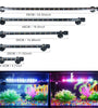 14-58CM Submersible LED Aquarium Light, Waterproof Fish Tank Lamp for Underwater Lighting