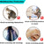 20pcs Transparent PVC Cat Nail Caps – Soft Claws for Pets, Sizes XS–L