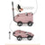4-Wheel Lightweight Foldable Pet Stroller for Small and Medium Dogs and Cats
