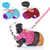 Striped Star Hamster Harness & Leash with Bowtie for Small Pets