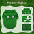 Small cat Sweatshirt green frog