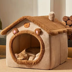 Soft and Cute cat and dogs house indoor