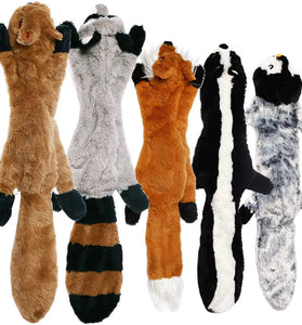 Stuffingless Plush Dog Toy