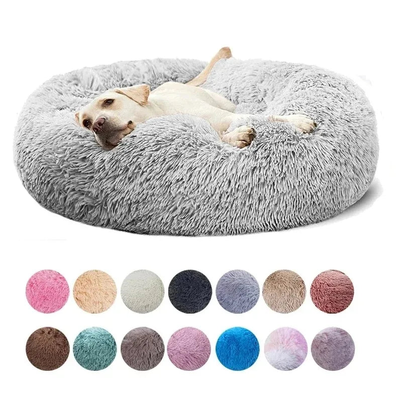Fluffy Bed – Super Soft Round Bed for Dogs & Cats, Winter Warm Plush Nest