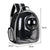Transparent pet backpack
