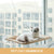 Window-mounted cat hammock