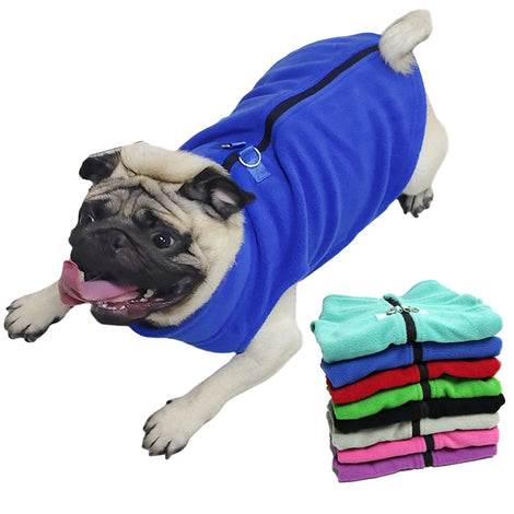 Winter Dog Fleece Jacket