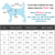 Winter Dog Fleece Jacket size chart
